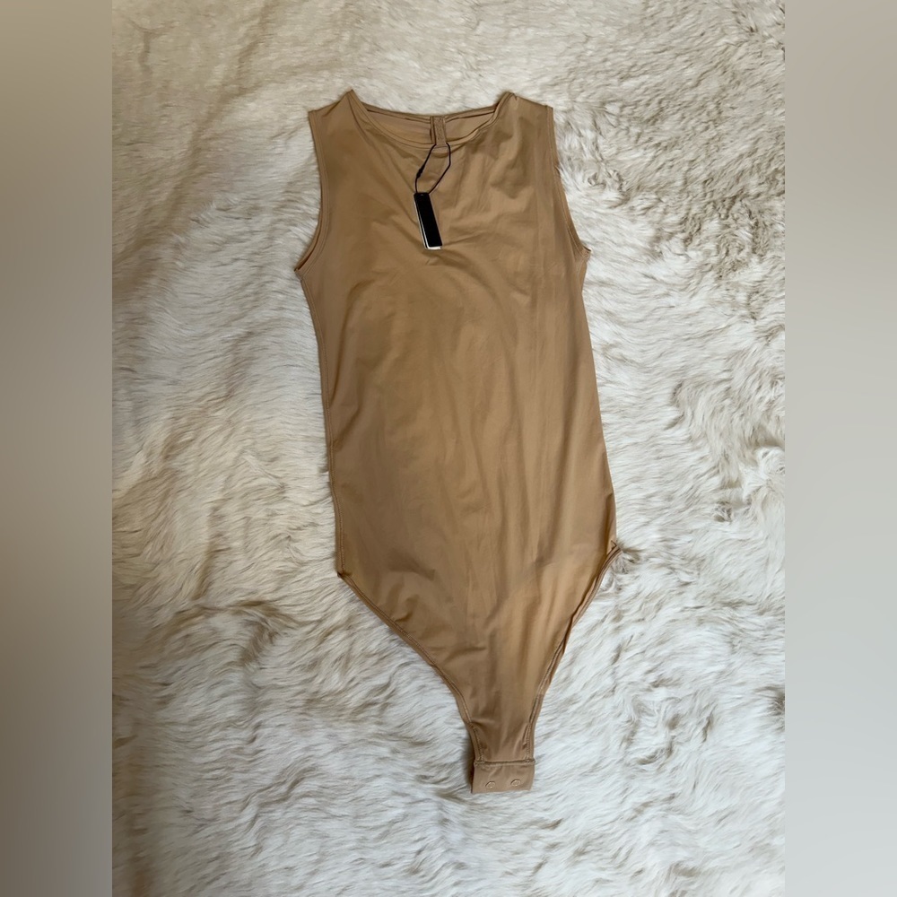 Skims Jelly Sheer Crewneck Bodysuit XS & S
